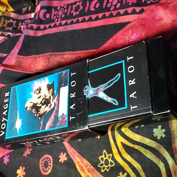 Voyager Tarot James Wanless Tarot Cards 1986 Other - Vintage Voyager Tarot Cards in Original Box 1986 Used James Wanless RARE FIND